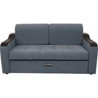 Диван Сириус Лидер-3 НПБ 185x110 (Eva 32 велюр серый)