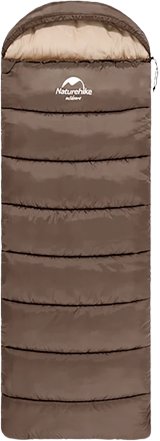 Спальный мешок Naturehike U350 NH20MSD07 (правая молния, коричневый)