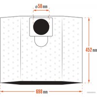 Комплект одноразовых мешков Daewoo Power DAVC 60TB