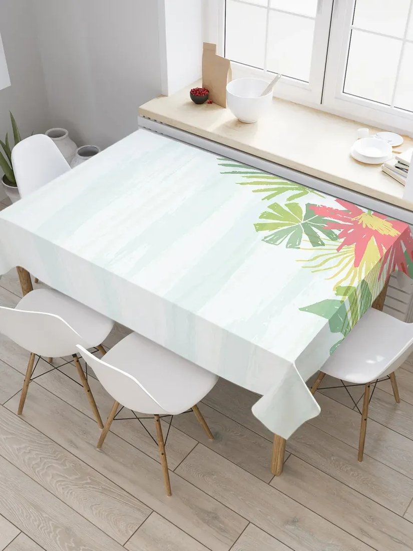 

Скатерть JoyArty Пастельные тона экзотических листьев tc_103014 (120x145)