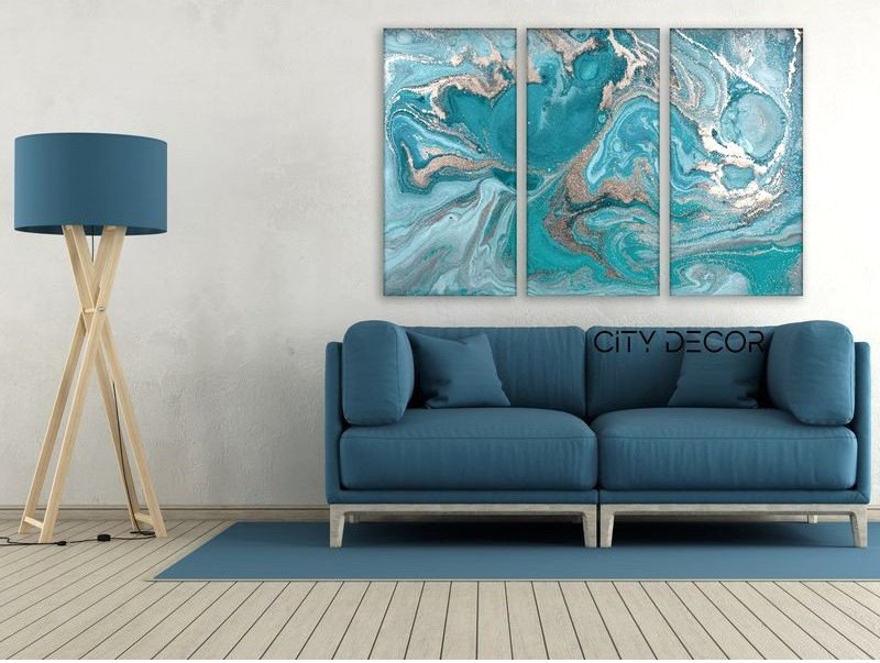 Модульная картина Citydecor Абстракция 7.45 75x117 см