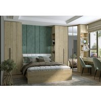 Шкаф-гармошка Евва Лайн ЛН-1U.930х820(2Z) Угловой (гикори кингстон)