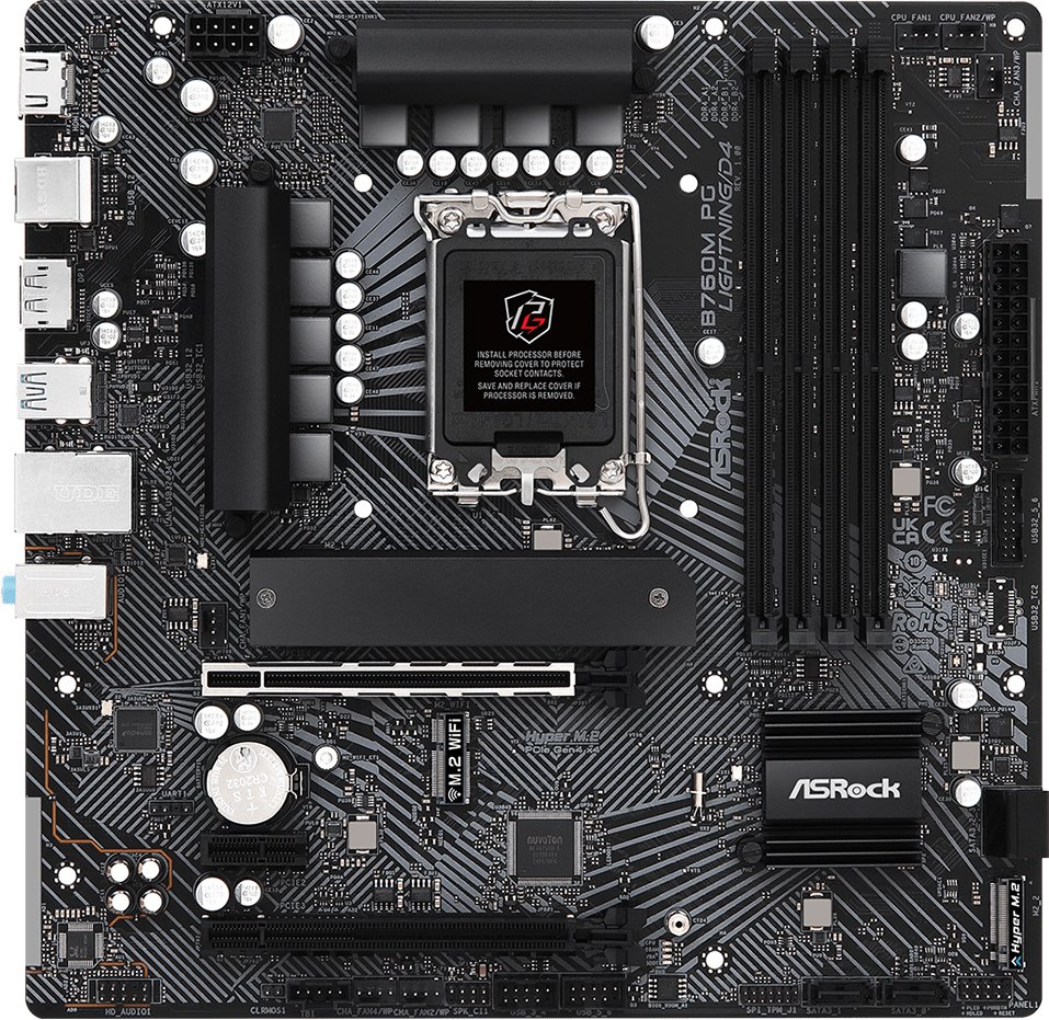 

Материнская плата ASRock B760M PG Lightning/D4