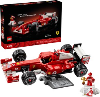 Конструктор LEGO Icons 11375 Ferrari F2004 & Michael Schumacher