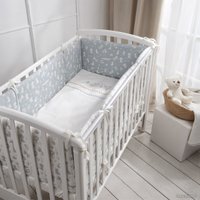 Детский комплект постельного белья Perina Toys 2 предмета ТС2.140-02.2 (зверюшки голубые)