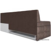 Угловой диван Мебель-АРС Атлантис правый 212x84x135 (серо-шоколадный Star Velvet 60 Cofee)