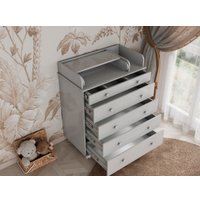 Детский комод Incanto Oskar V 800/5 PK-0004/04 (серый)