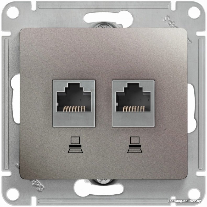Розетка компьютерная Schneider Electric GSL001285KK