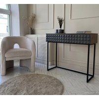Консольный стол Shtabe Simple 7011 эко (графит/дуб веллингтон/черный)