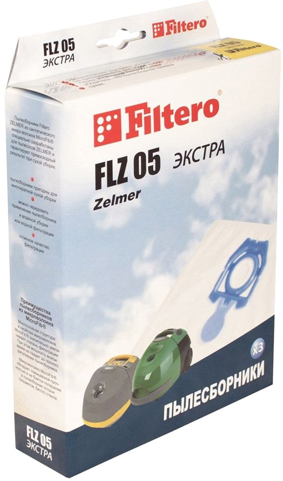 

Комплект одноразовых мешков Filtero FLZ 05 Экстра
