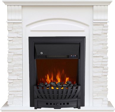 

Каминокомплект Smolcom Alioth New STD-ASP с Royal Flame Aspen Black (бьянко белый)
