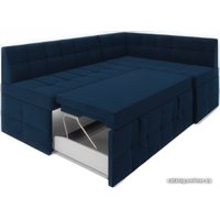 Угловой диван Мебель-АРС Атлантис правый 212x84x135 (темно-синий Luna 034)