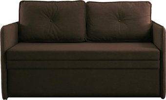 Диван Brioli Пино О двухместный (рогожка, J5 коричневый)