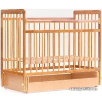 Классическая детская кроватка Bambini Euro Style М 01.10.05 (натуральный)