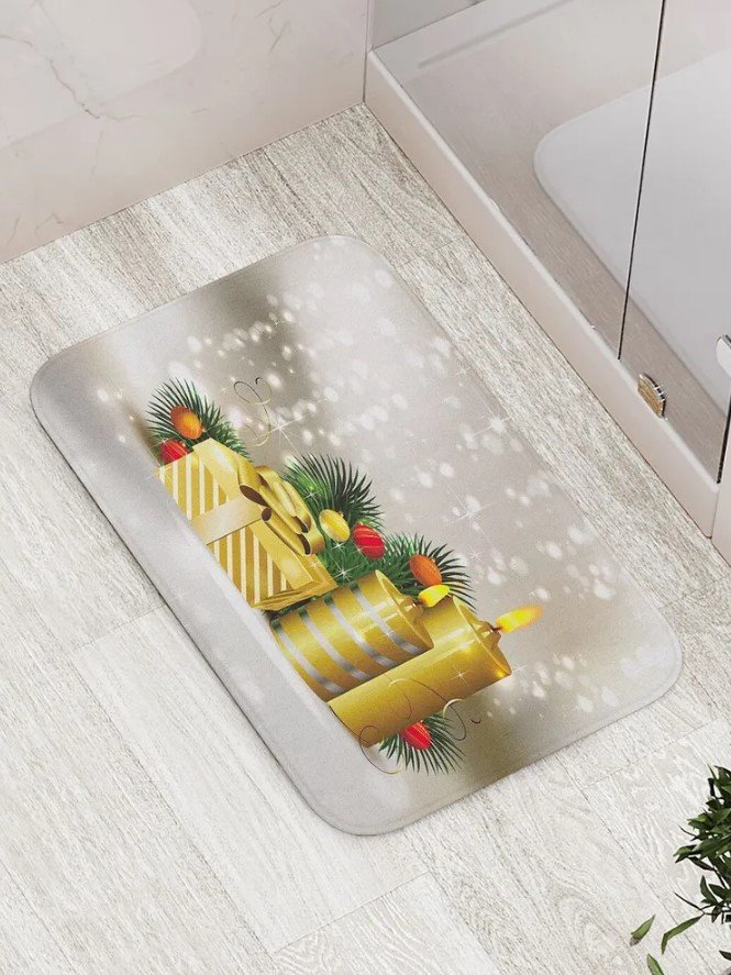

Коврик для ванной JoyArty Подарок при свечах bath_78059