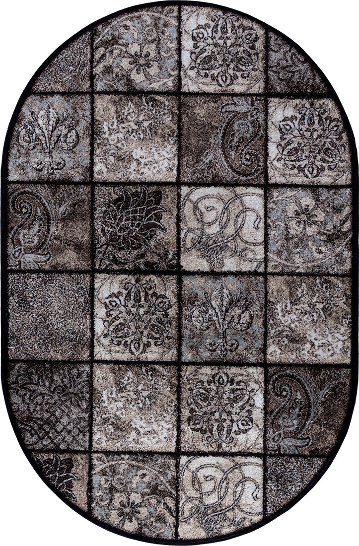 

Ковер для жилой комнаты Merinos Valencia Deluxe d328-OVAL-BROWN (2x3)