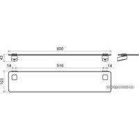  Ravak Полка TD 500.00 X07P332