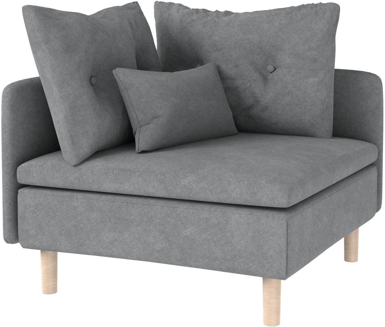 

Элемент модульного дивана Mio Tesoro Линту Lintu Rog (Prince Ash)