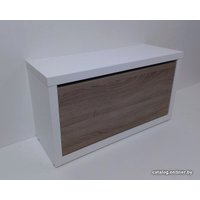 Тумба для обуви Анрат Элана 1.60 (белый/дуб трюфель)