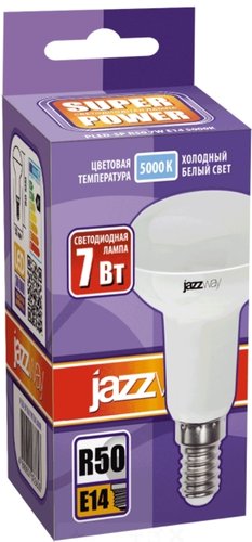 Светодиодная лампочка JAZZway PLED-SP R50 7w E14 5000K 1033635