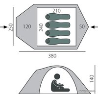 Экспедиционная палатка BTrace Talweg 4