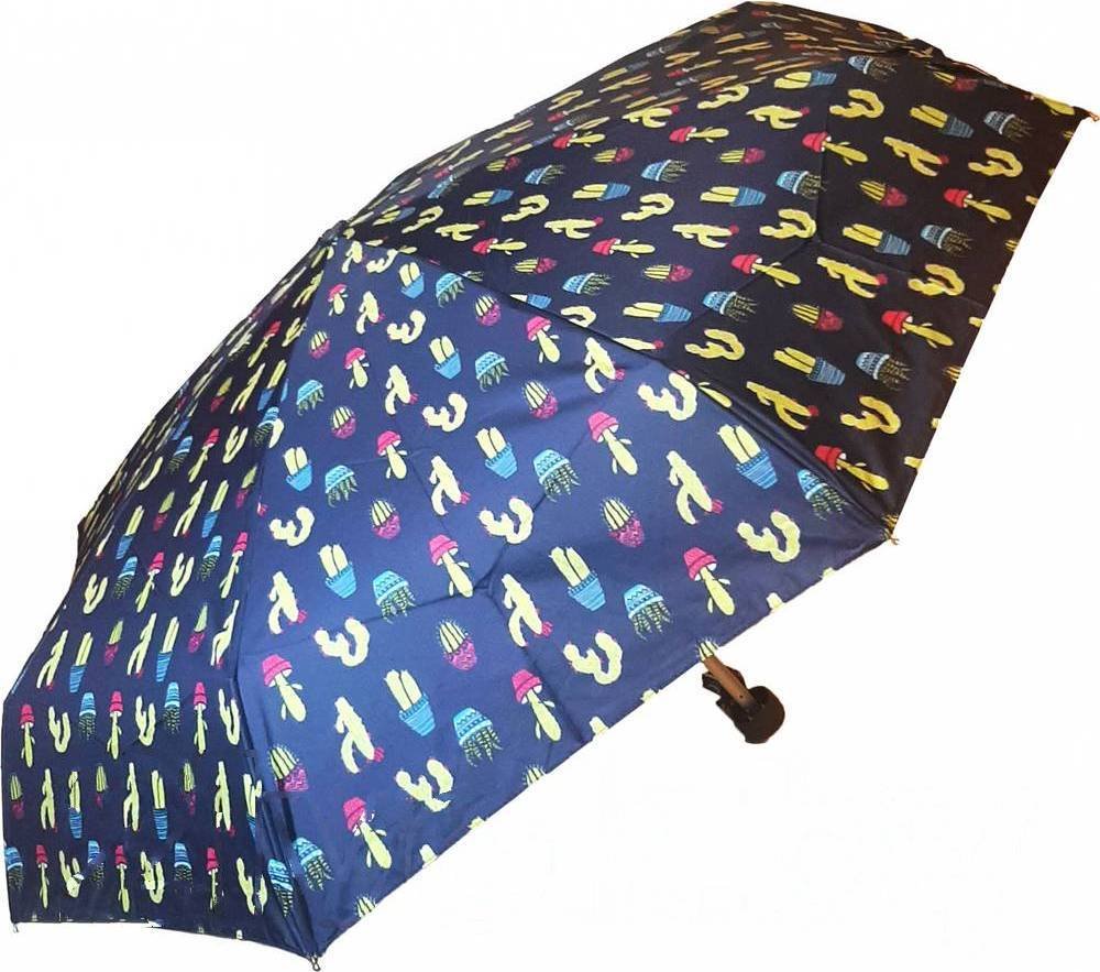 

Складной зонт RST Umbrella Кактус ВУ-808 (черный/клубника)