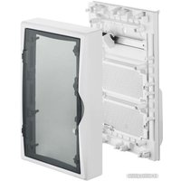 Бокс пластиковый Elektro-Plast Eco Box мультимед, TS35+2x МП перф.118x270mm, дымчатая пласт. дверь, белый RAL9003, 560x354x107mm, IP40