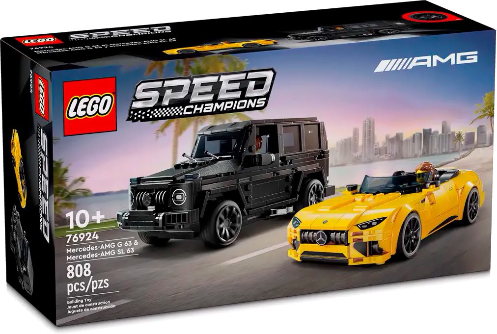 

Конструктор LEGO Speed Champions 76924 Mercedes-AMG G 63 и Mercedes-AMG SL 63