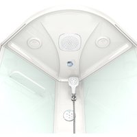 Душевая кабина Domani-Spa Delight 110 High DS01D110HWM10 (белый/сатин/матированное стекло)