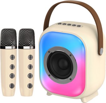 Беспроводная колонка NewRixing NR-168W (бежевый)