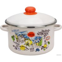 Кастрюля Эмаль Греческая кухня 33-Б1614/4М в Борисове