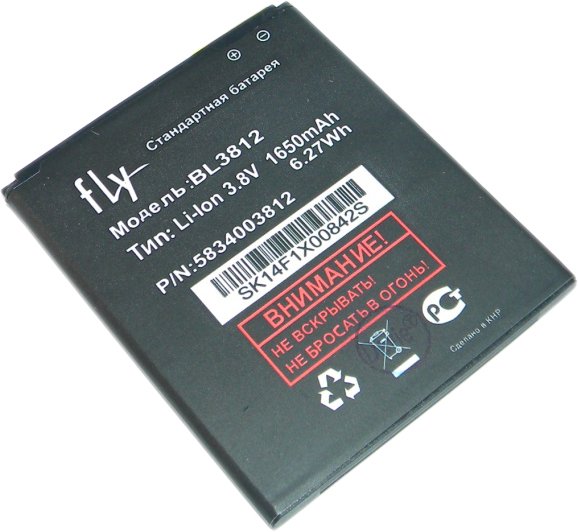 

Аккумулятор для телефона Fly IQ4416 ERA Life 5 [BL3812]