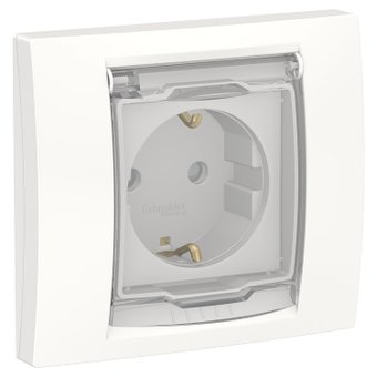 Розетка Schneider Electric NU003718 (Белый)