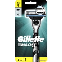 Бритвенный станок Gillette Mach3 2 сменные кассеты