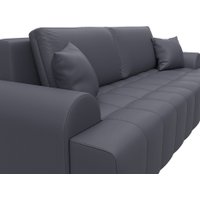 Диван Лига диванов Лига-080 131123 (экокожа Grifon 15 серый)