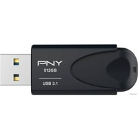 USB Flash PNY Attache 4 512GB (черный)