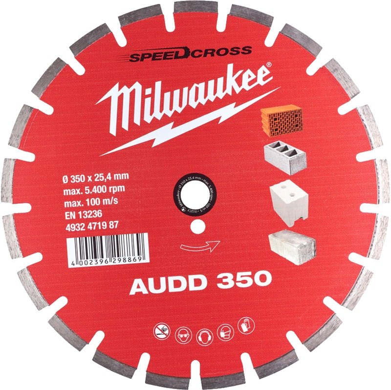 

Отрезной диск алмазный Milwaukee 4932471987