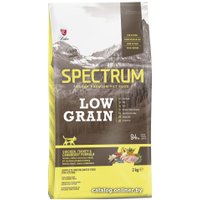 Сухой корм для кошек Spectrum Low Grain с курицей индейкой клюквой 2 кг