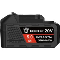 Аккумулятор Deko UNV5.0 Extra 063-4497 (20В/5 Ач)