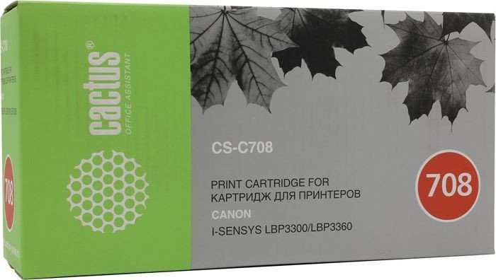 

Картридж CACTUS CS-C708 (аналог Canon C708)