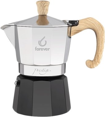 Гейзерная кофеварка Forever Miss Woody 120234