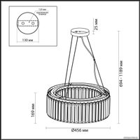 Подвесная люстра Odeon Light Vassa 4987/6