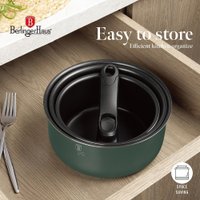 Набор кастрюль Berlinger Haus Matte Green Collection BH-8423