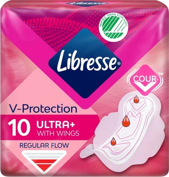 Прокладки гигиенические Libresse Ultra+ with wings (10 шт)