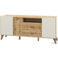 Тумба Неман мебель Сканди МН-036-04 (дуб вотан-белый)