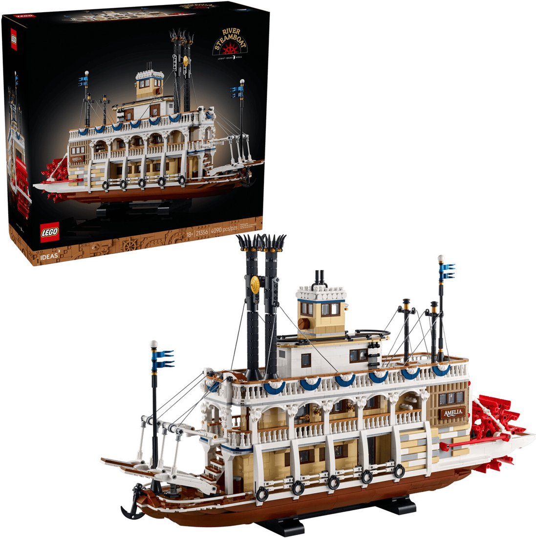 

Конструктор LEGO Ideas 21356 Речной пароход