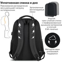 Городской рюкзак BRAUBERG Urban 270751 (серый/черный)