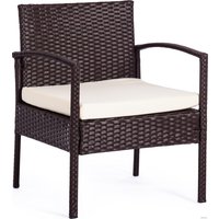 Набор садовой мебели TetChair Лаундж сет mod. 210000 (коричневый/DB-02 бежевый)
