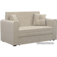 Диван Мебель-АРС Санта (бархат бежевый Star Velvet 6 Light Beige)