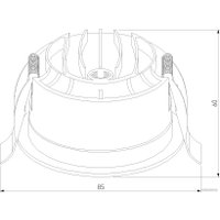 Уличный встраиваемый светильник Elektrostandard Light LED 3003 35128/U (белый)